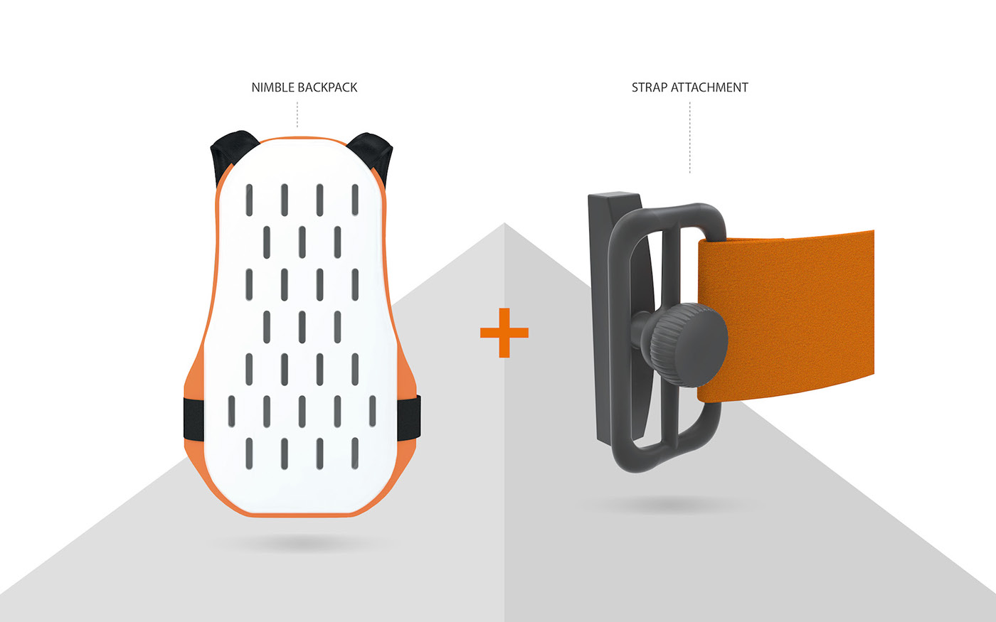 Nimble backpack，knapsack，ei! Gold Award，