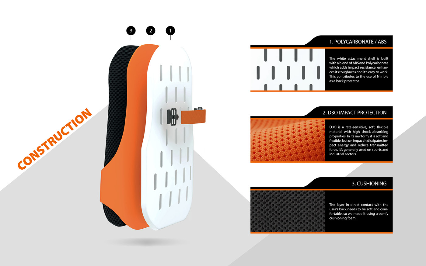 Nimble backpack，knapsack，ei! Gold Award，