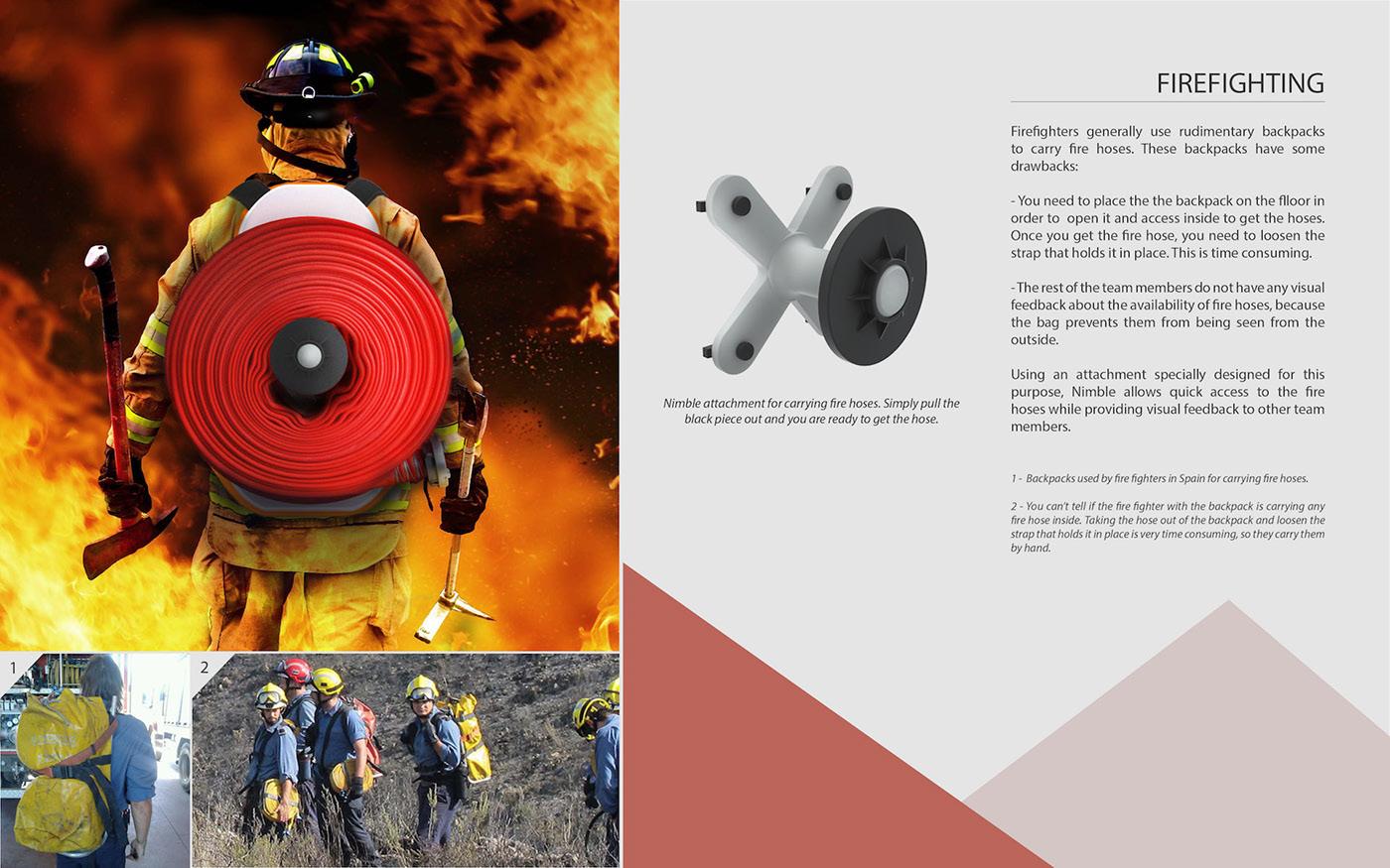 Nimble backpack，knapsack，ei! Gold Award，