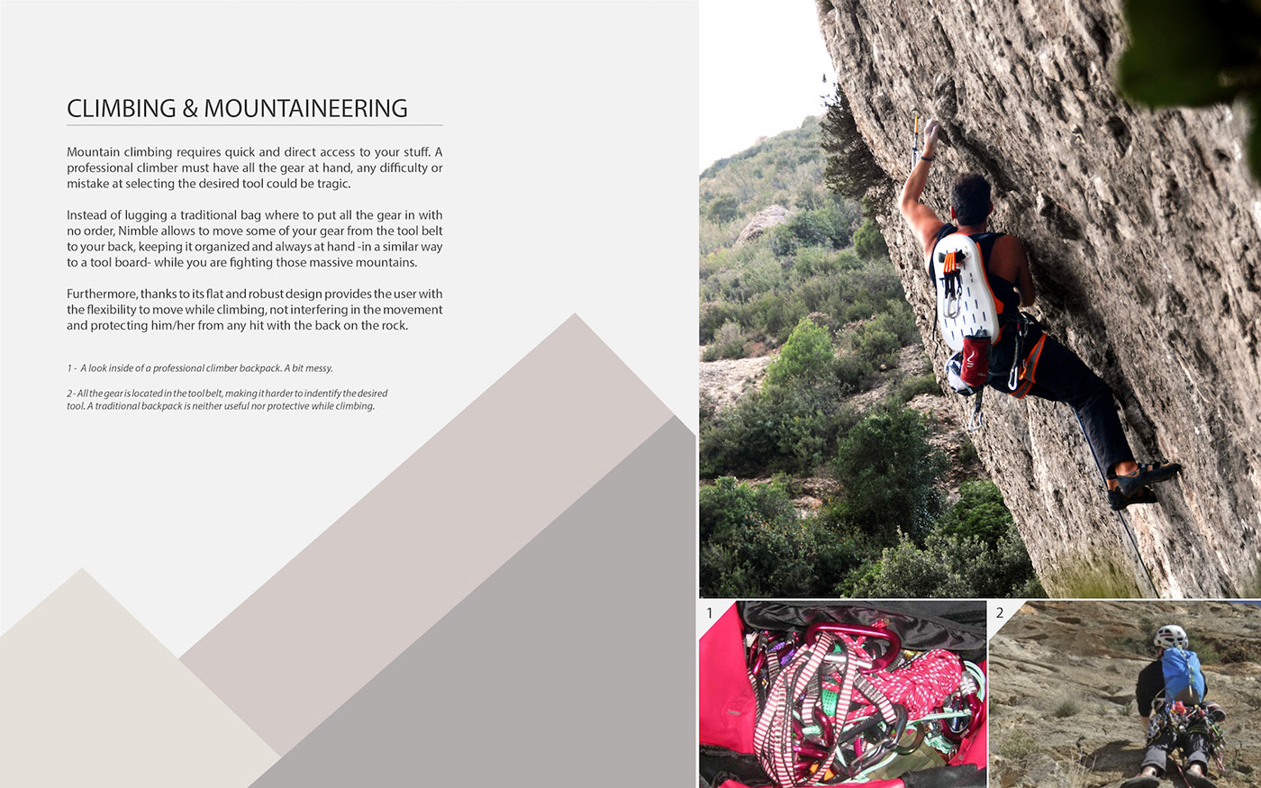 Nimble backpack，knapsack，ei! Gold Award，