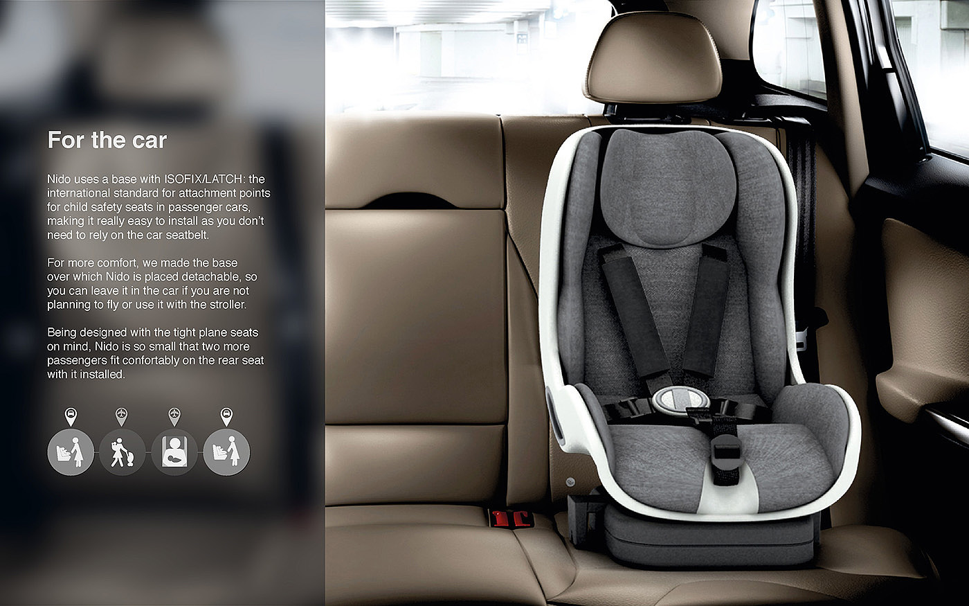 Special for aircraft，vehicle-use child safety seats，nest，