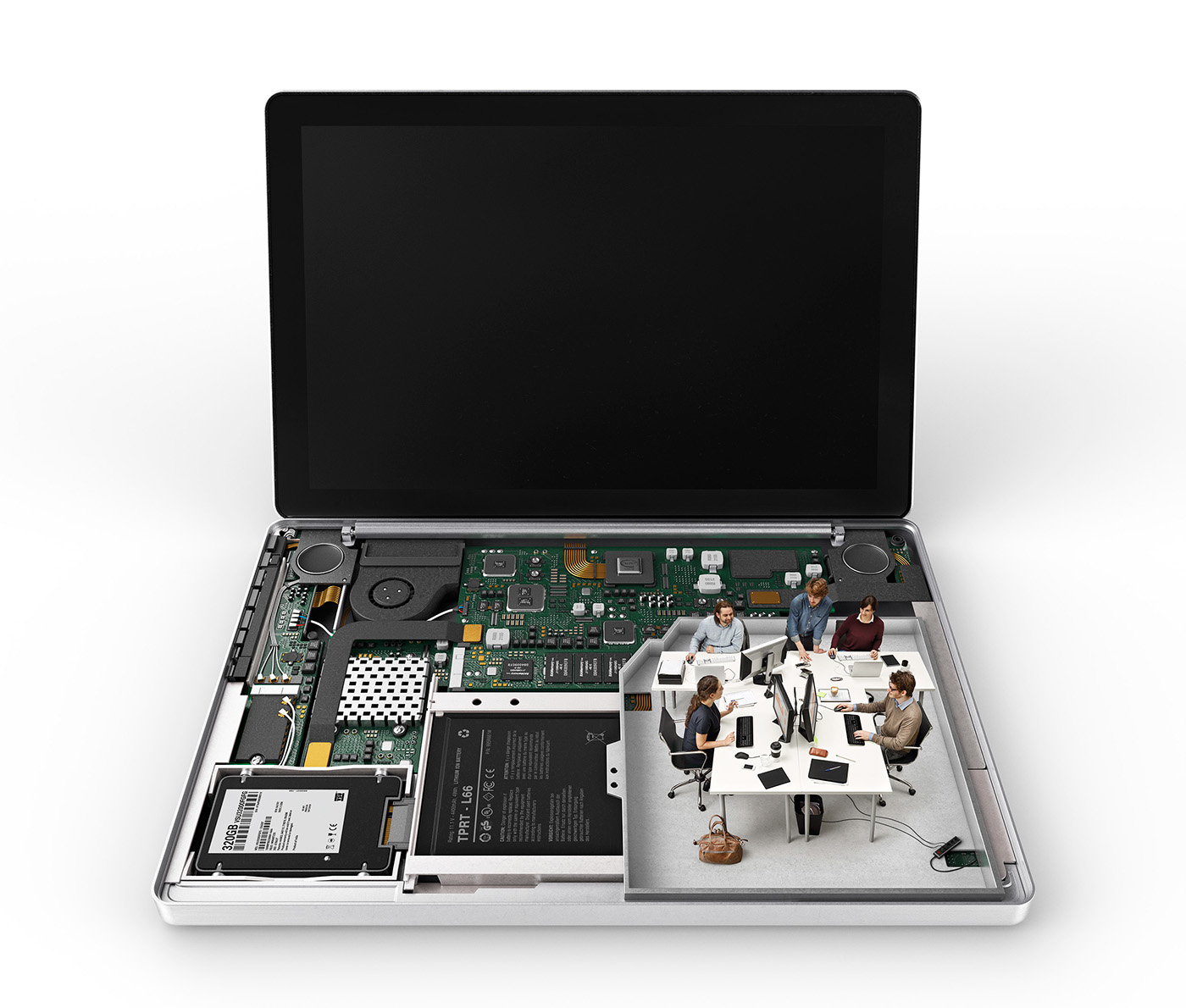 cgi，office，Electronic equipment，Wakoopa Offices，