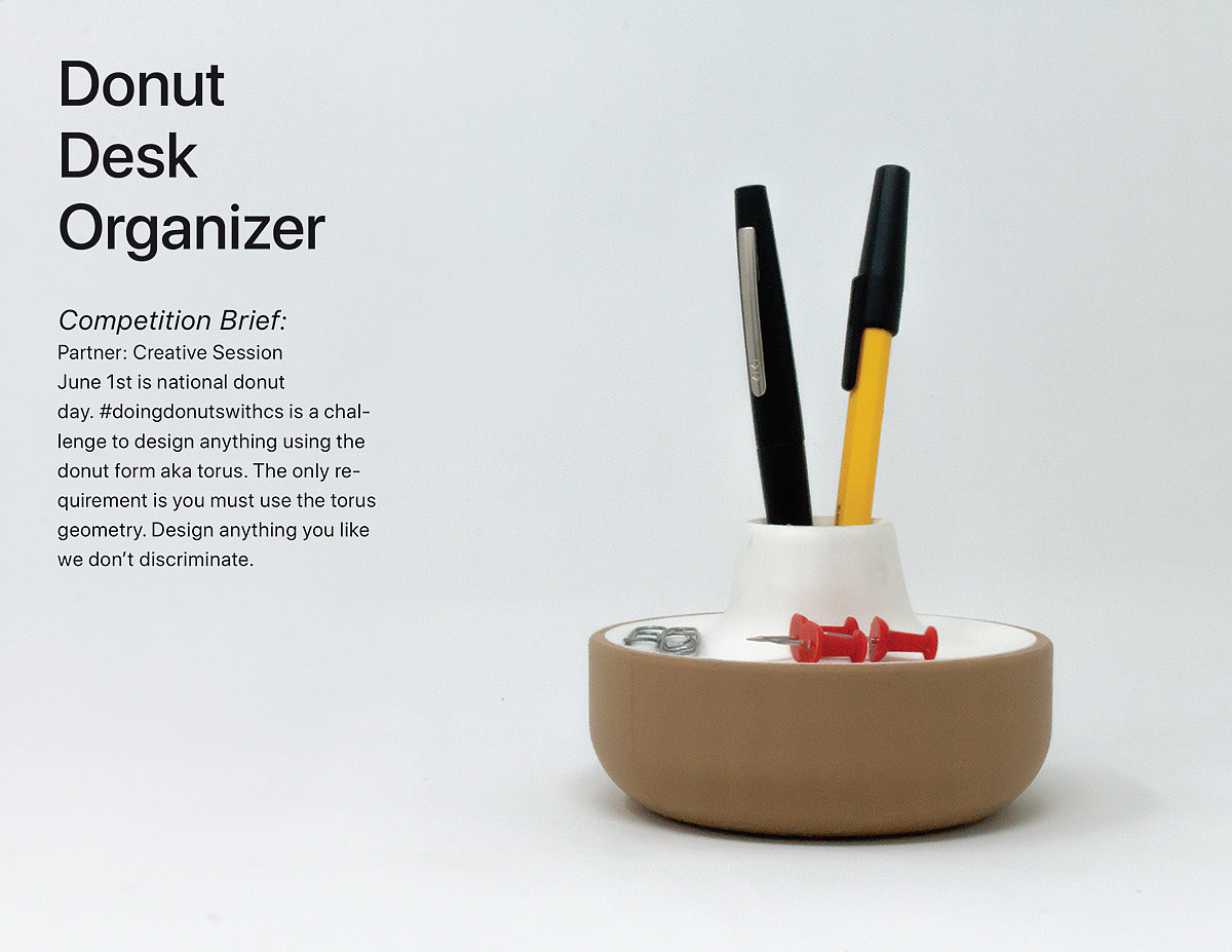 doughnut，pen container，