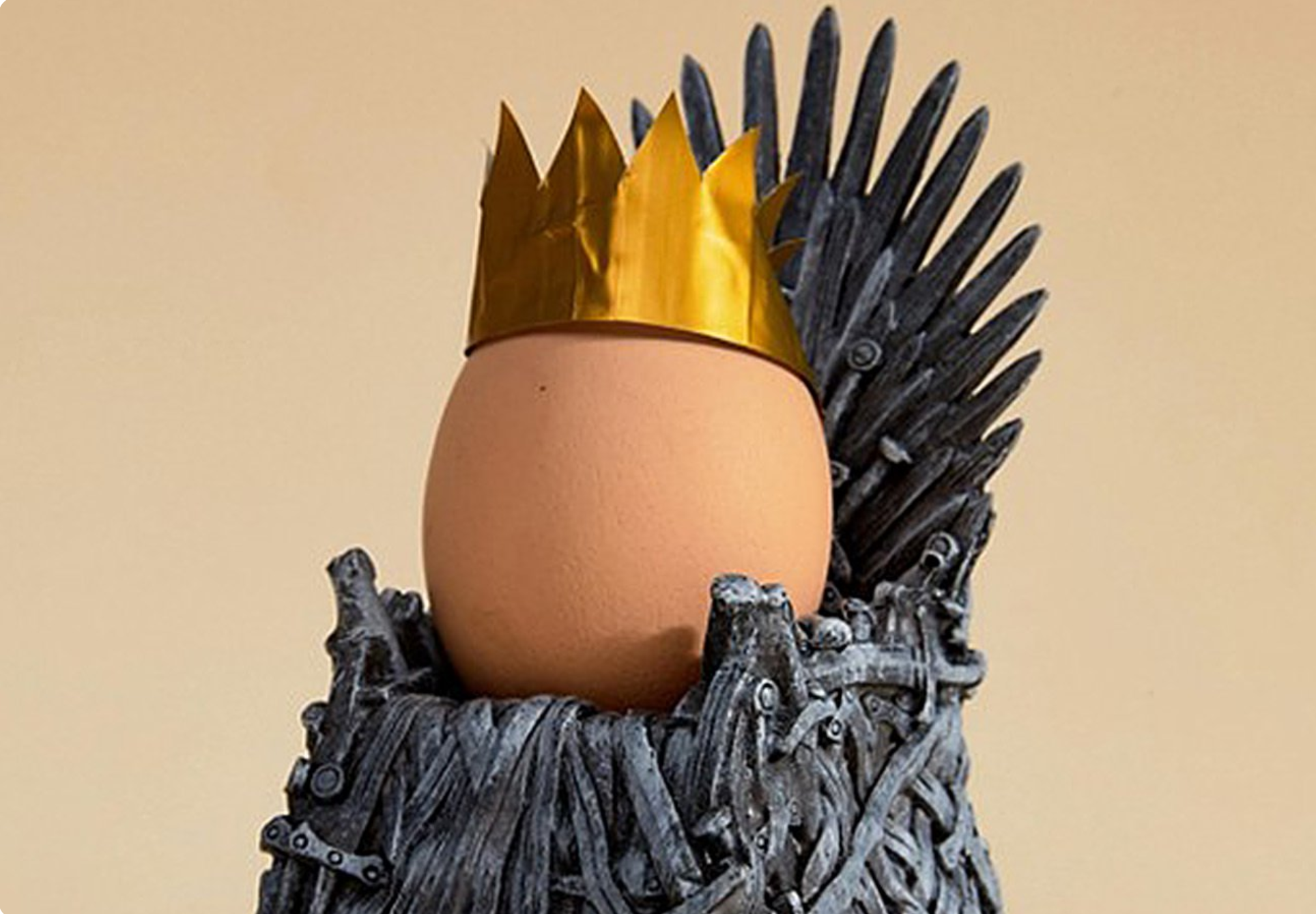 egg，Egg cup，throne，