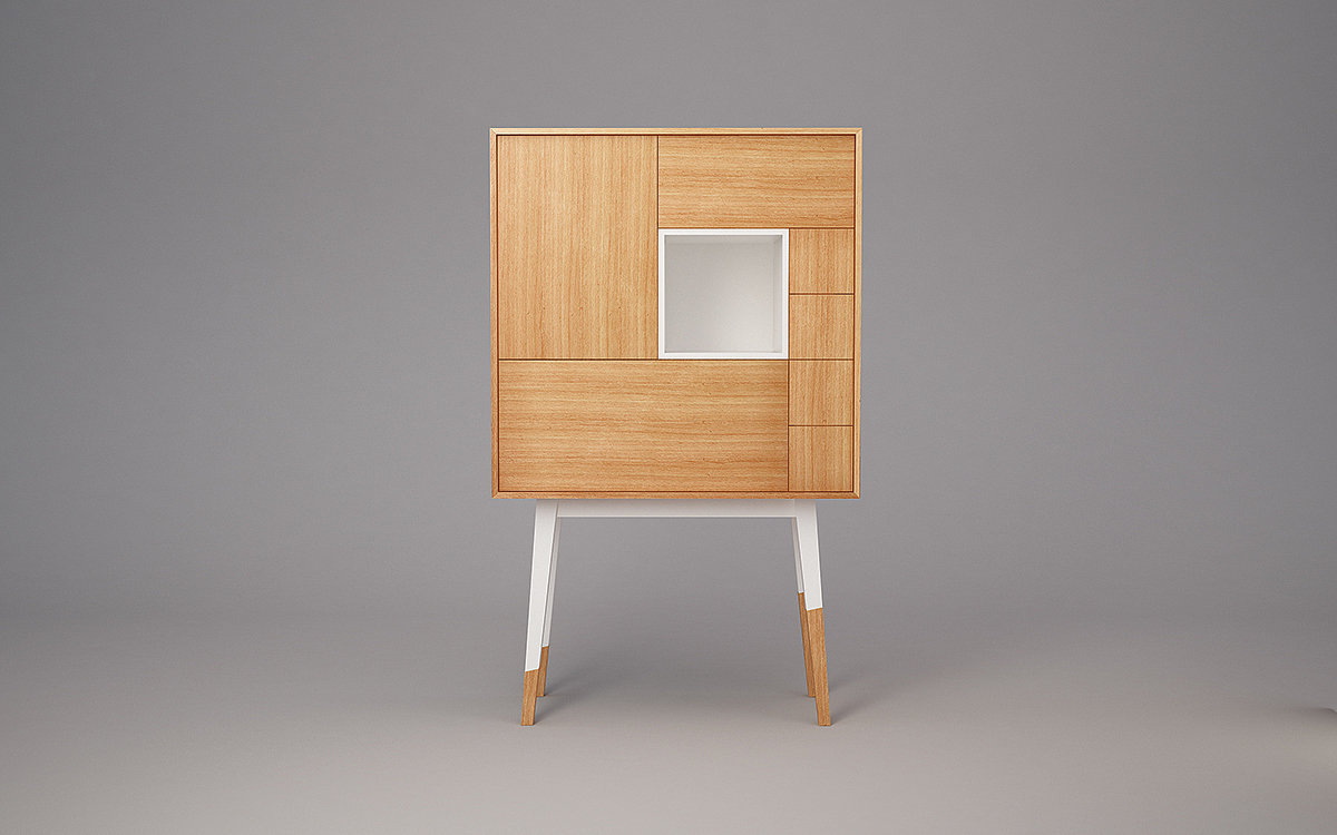 wooden ，Christmas，ADVERTISE，Luis Branco，Attic Cabinet，