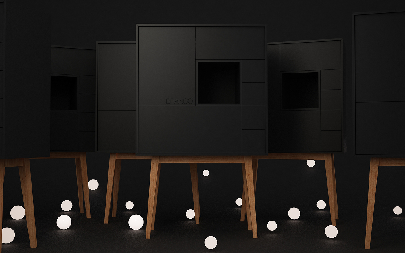 wooden ，Christmas，ADVERTISE，Luis Branco，Attic Cabinet，