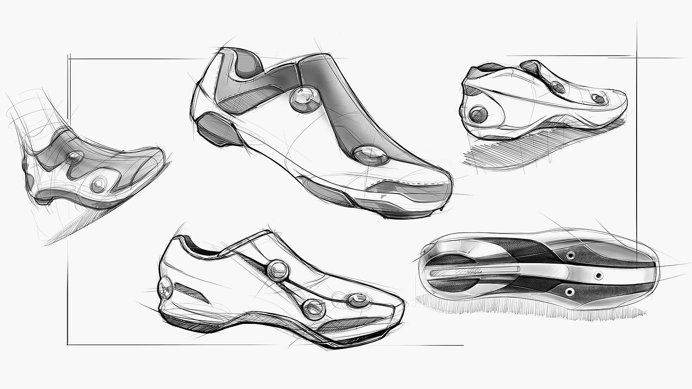 草图，鞋底，碳纤维，v2，自行车鞋底，