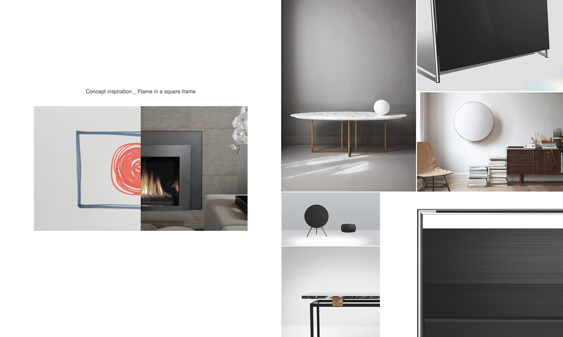 product design，fireplace，Modern design，