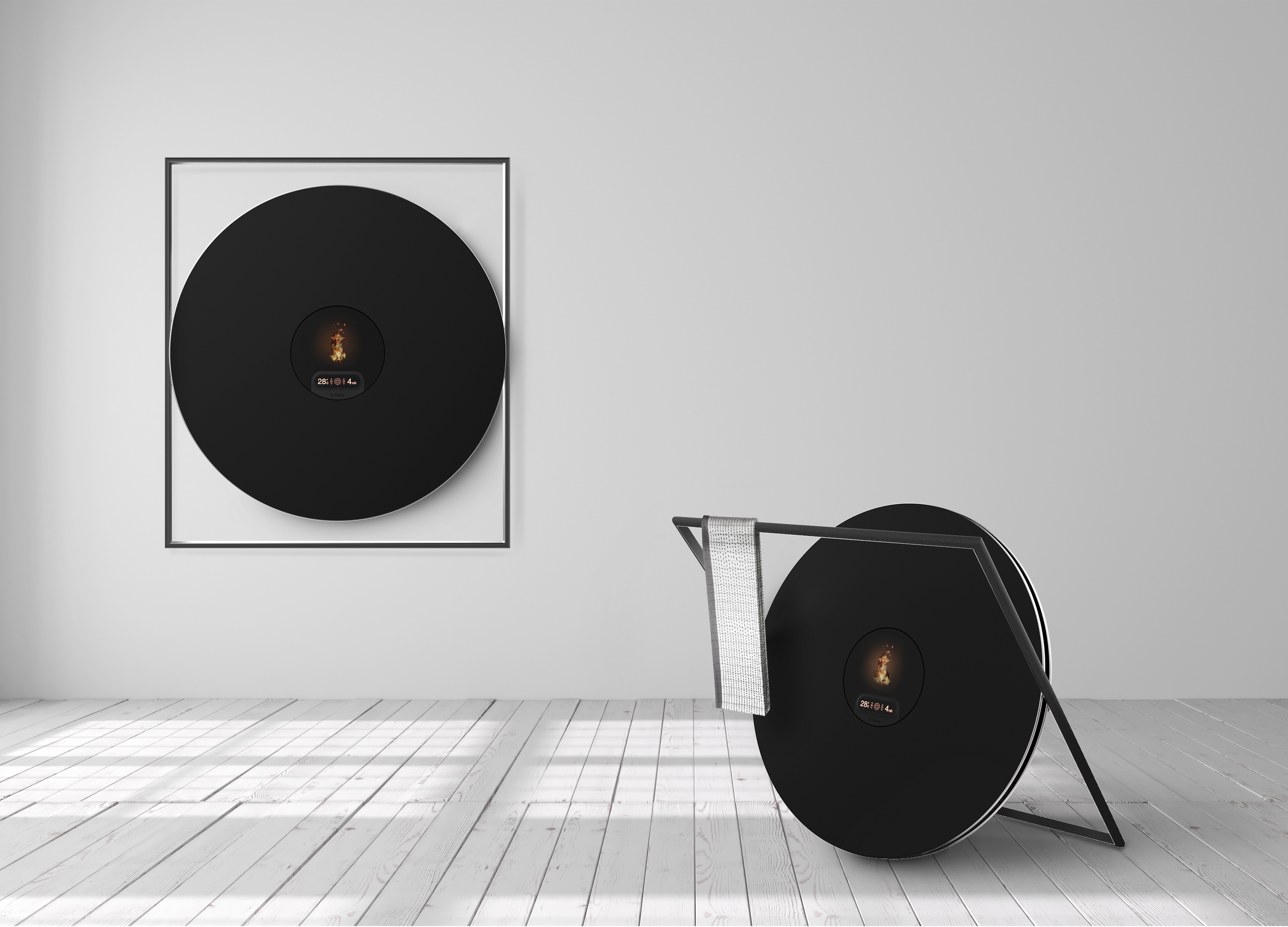 product design，fireplace，Modern design，