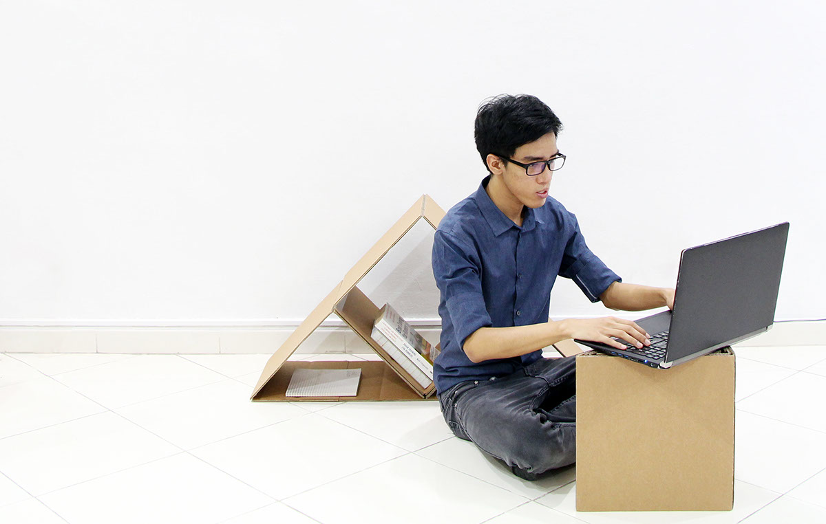 bookshelf，diy，GIZA，Folding cardboard，