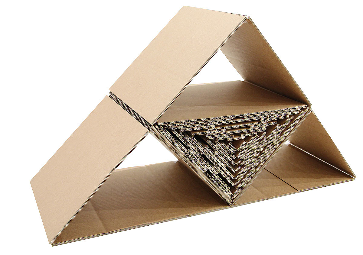 bookshelf，diy，GIZA，Folding cardboard，