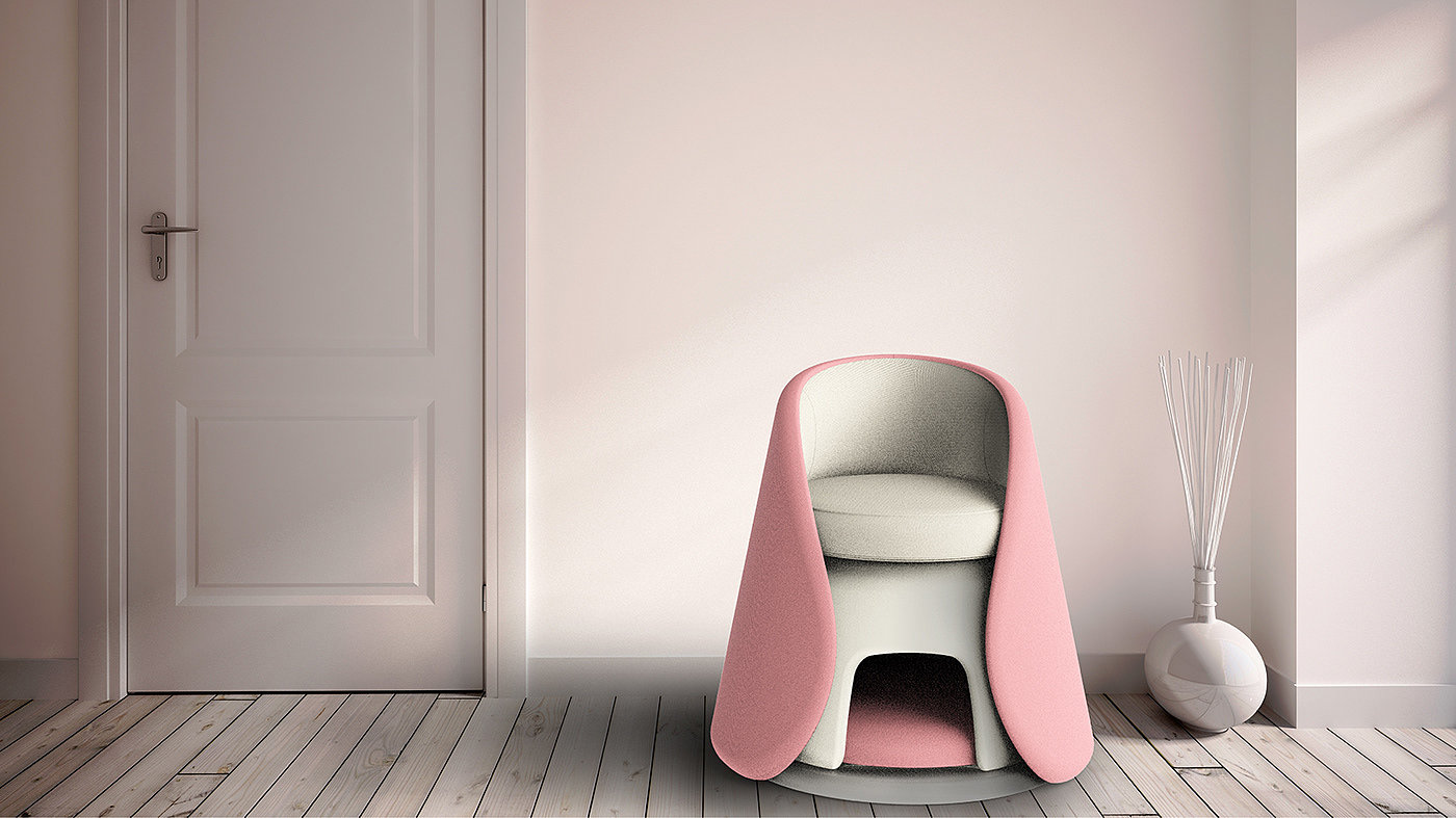 chair，Hayoung Kim，Cat house，Home design，