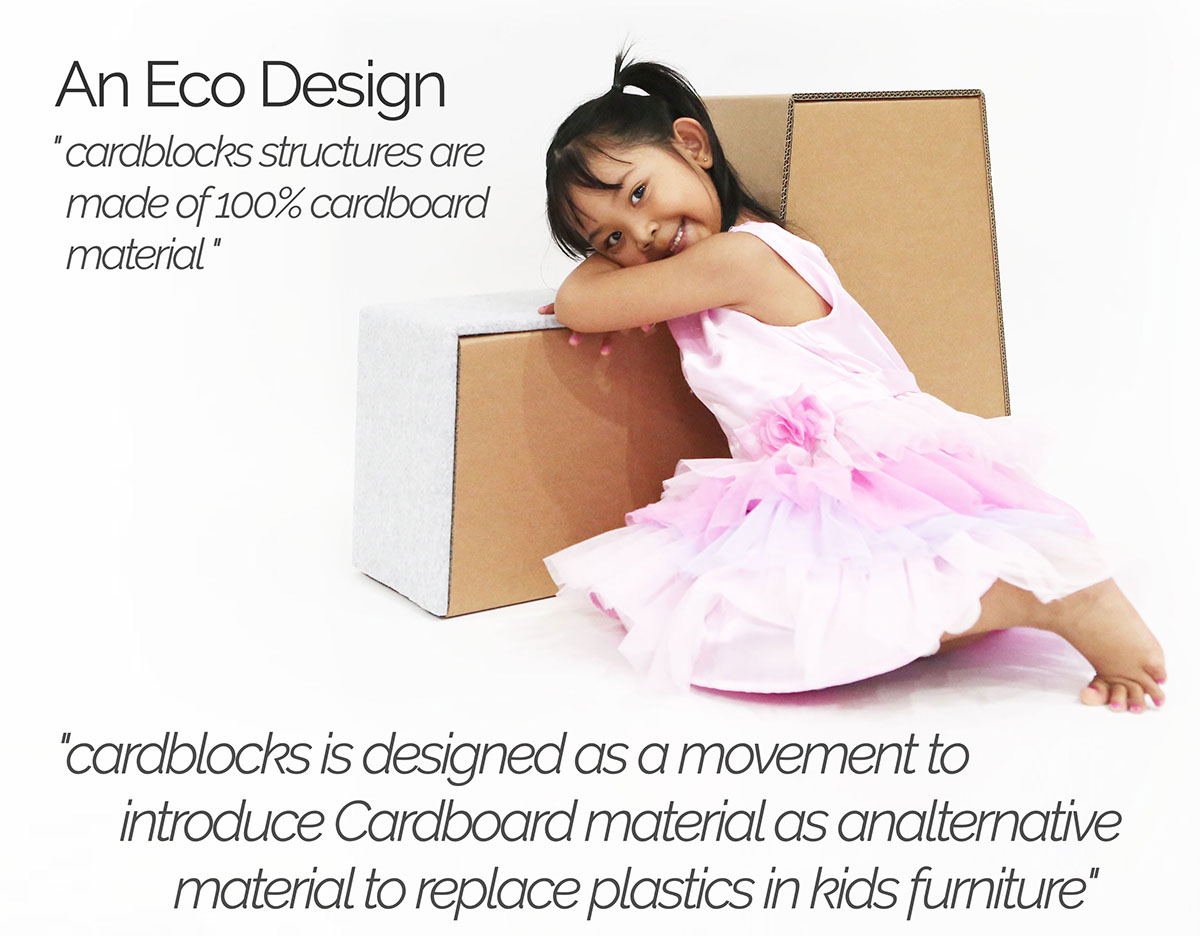 CARDBLOCK，Card building block，environment protection，children，fold，