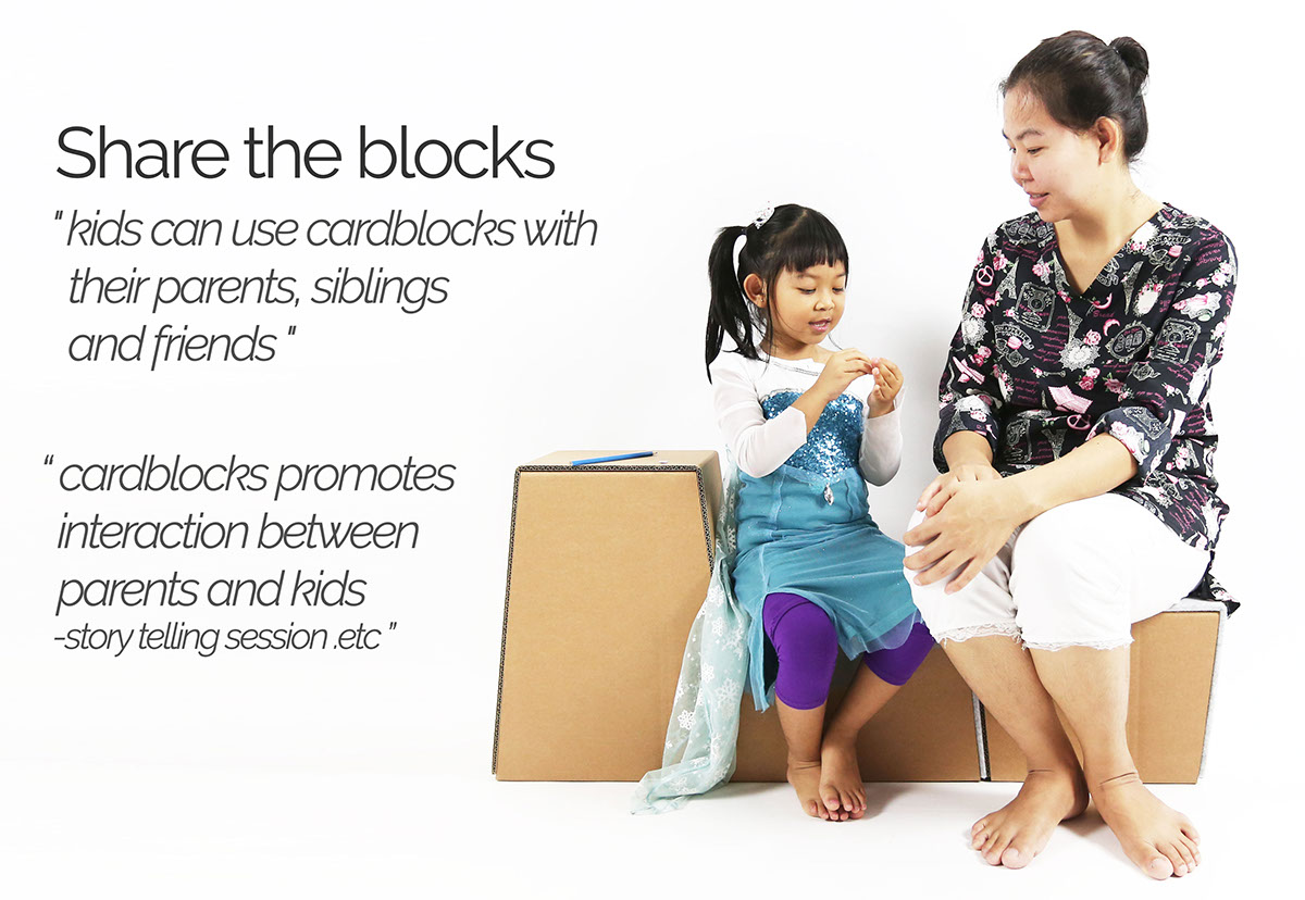 CARDBLOCK，Card building block，environment protection，children，fold，