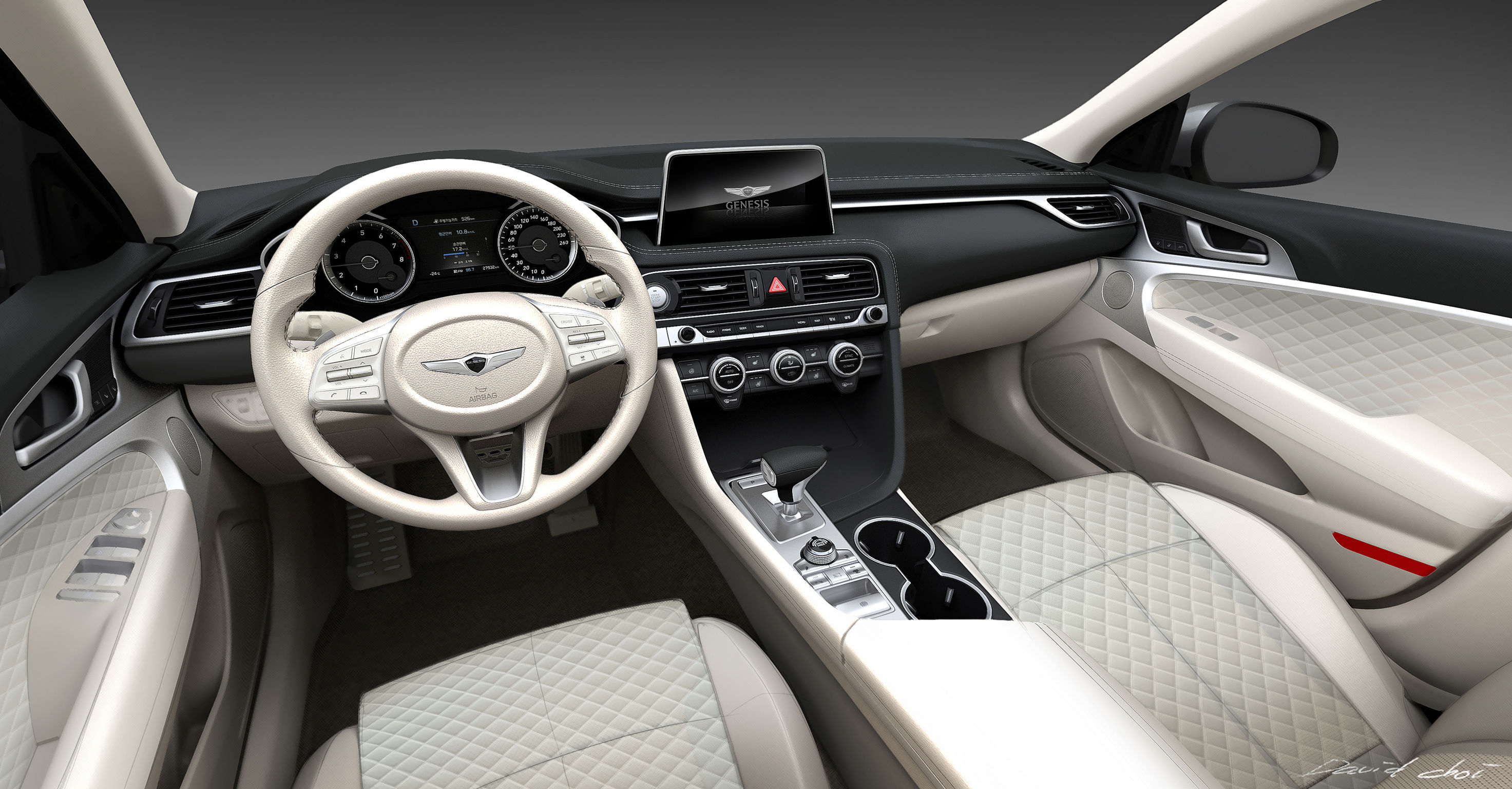 【2018 if奖】交通工具 genesis g70 / automotive design