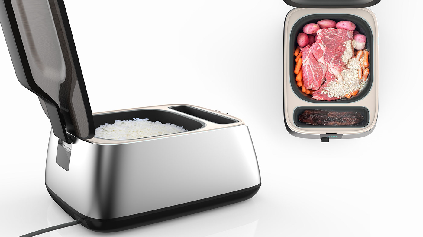 white，rice cooker，cooker，