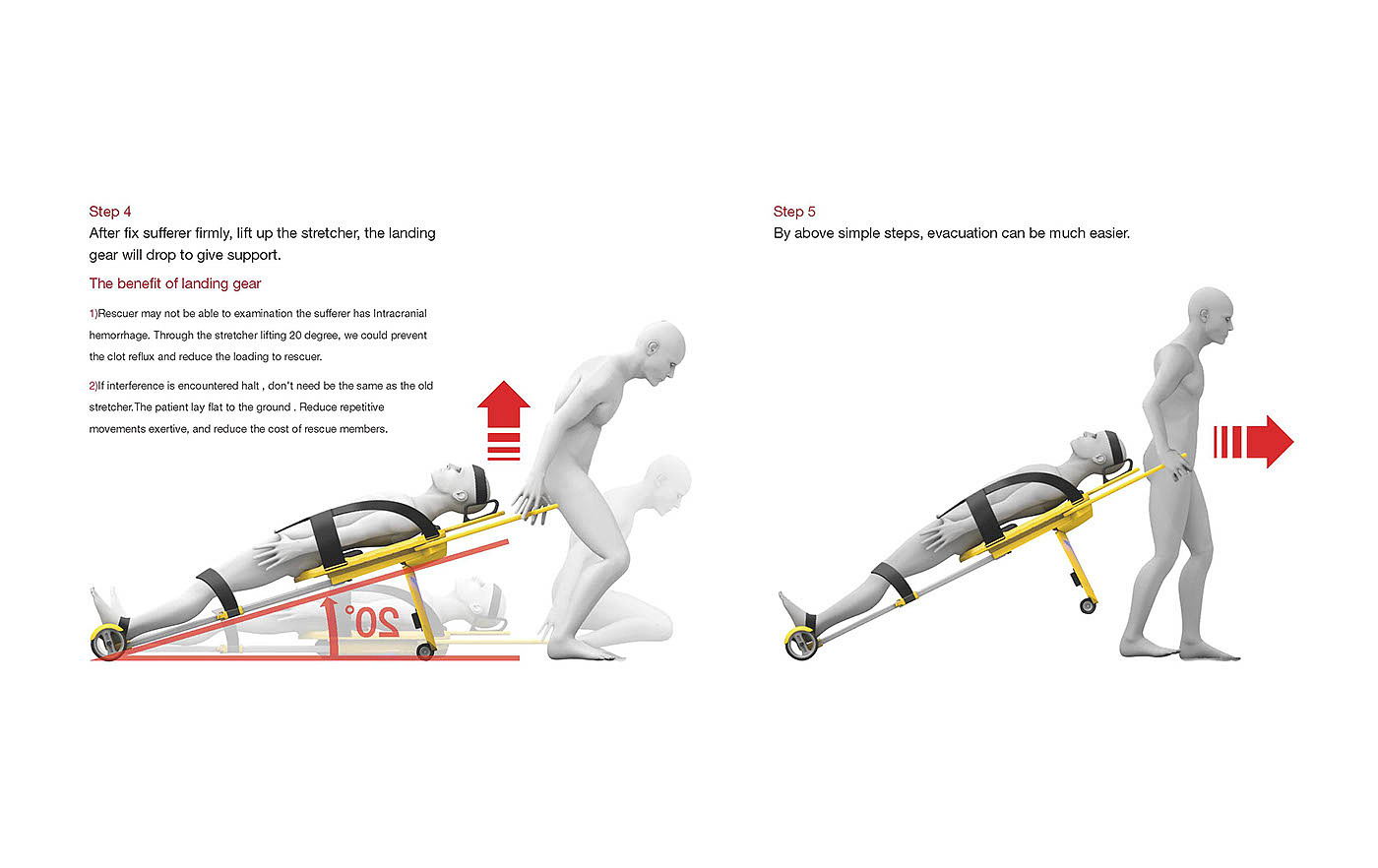 yellow，conceptual design，stretcher，