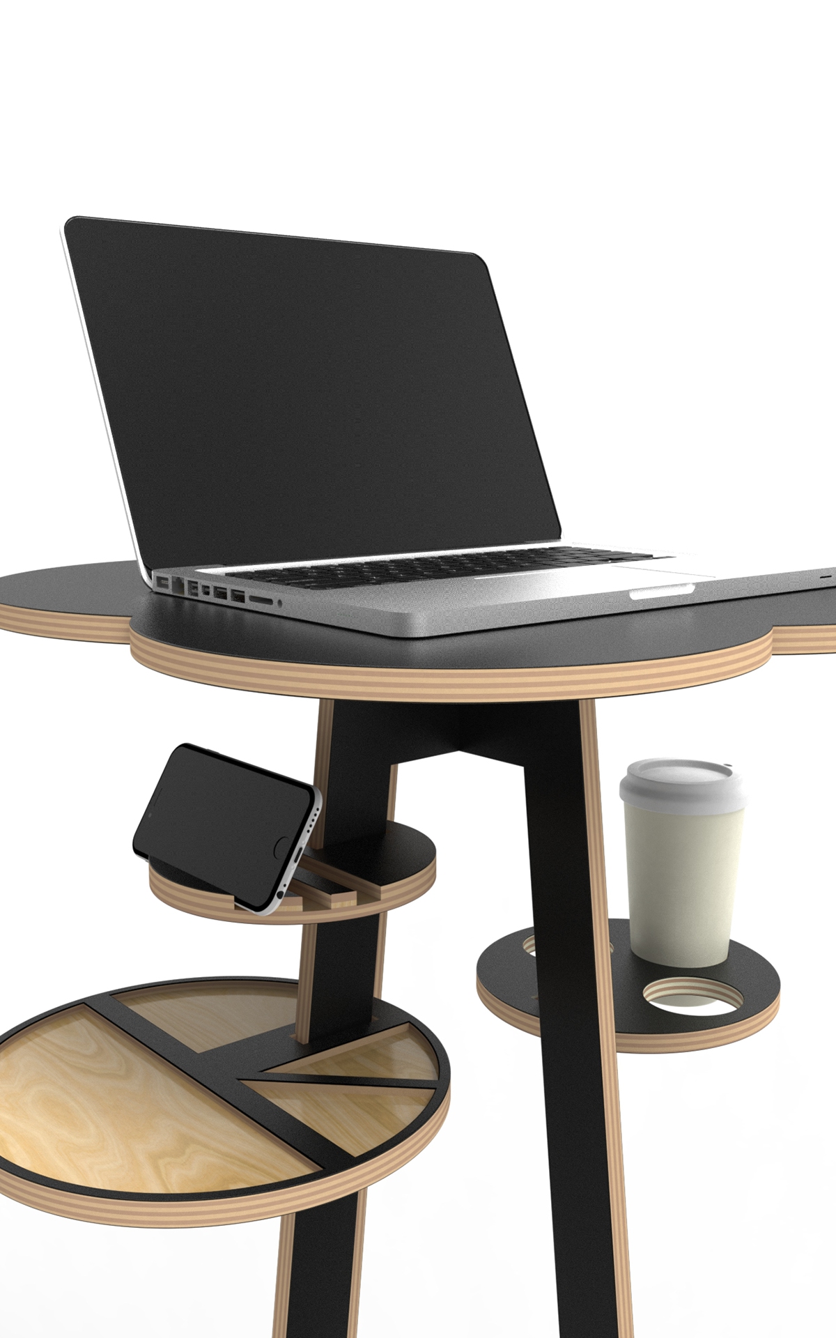 Splicing，green，black，simple and easy，Table，orbit，