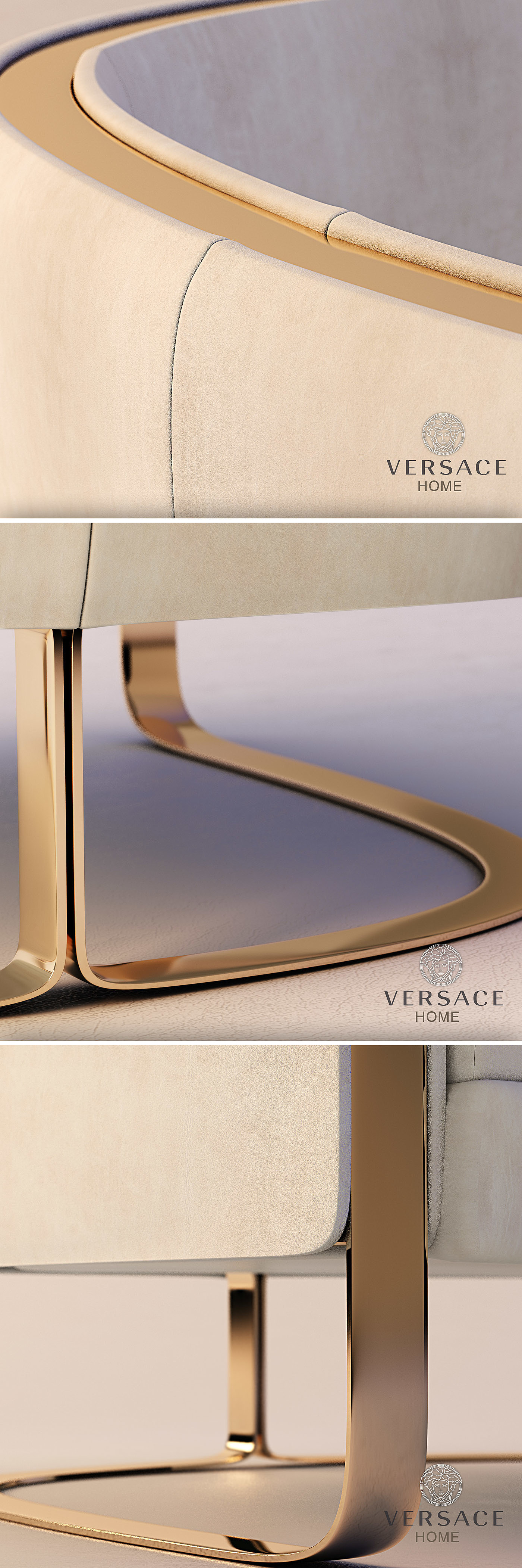 Versace，Armchair，