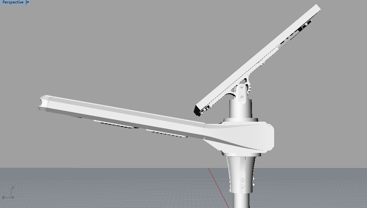 industrial design，Solar street lamp，Sheet metal，Lighting class，Product modeling design，