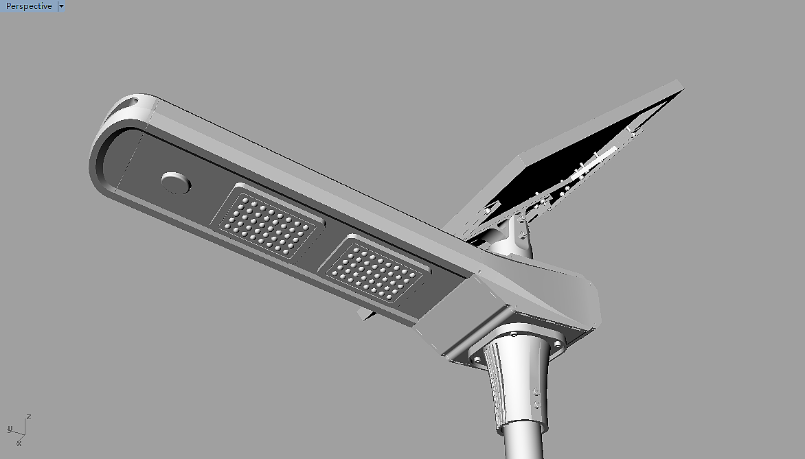 工业设计，太阳能路灯，钣金类，照明类，产品造型设计，