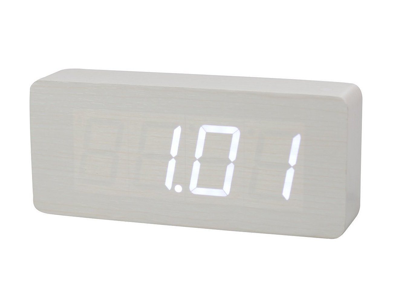 grain，led，alarm clock，white，