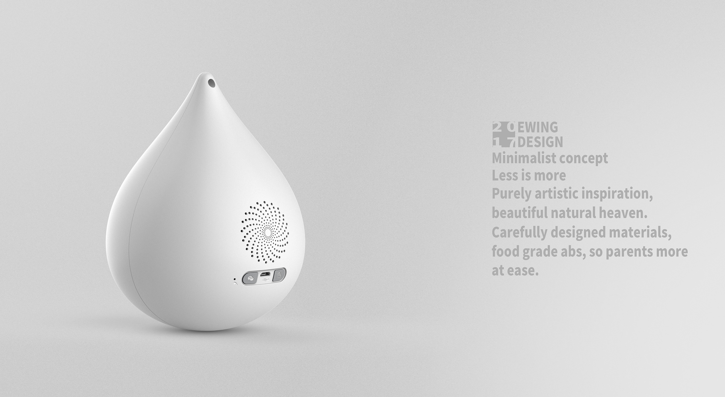 The geometric shape forms the modeling features with great sense of form，