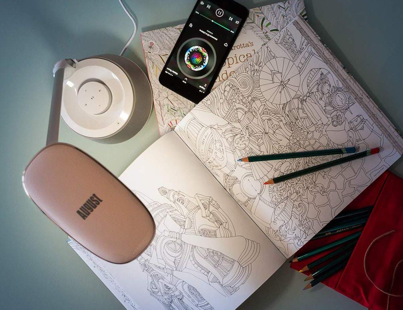 LED630，Bluetooth，Table lamp design，sound design ，