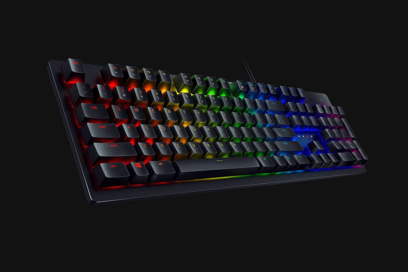 Razer Huntsman，Optical machinery，Keyboard design，