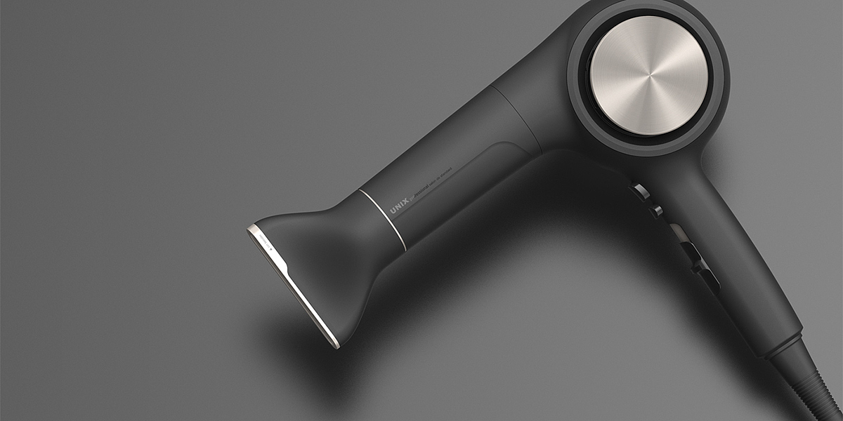 product design，Hair Products ，hair drier，Unix，