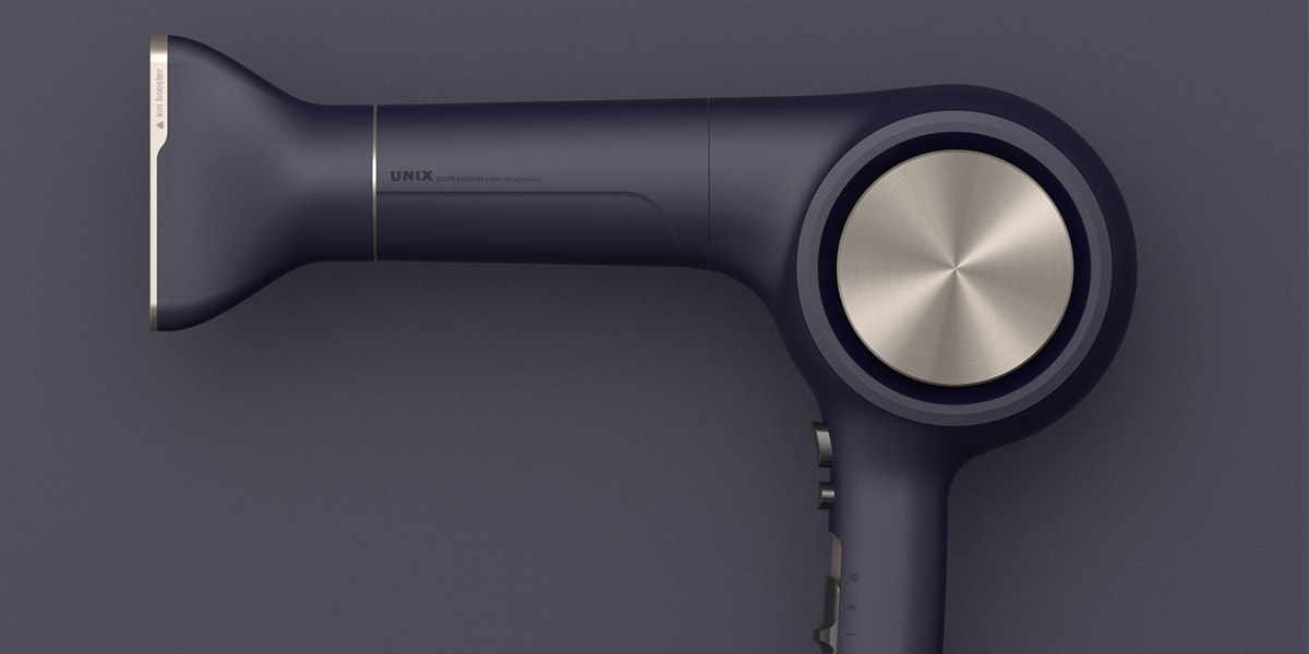 product design，Hair Products ，hair drier，Unix，