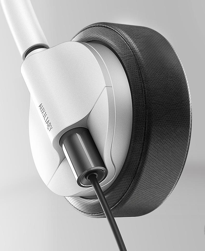 Rendering，headset，auxiliary，