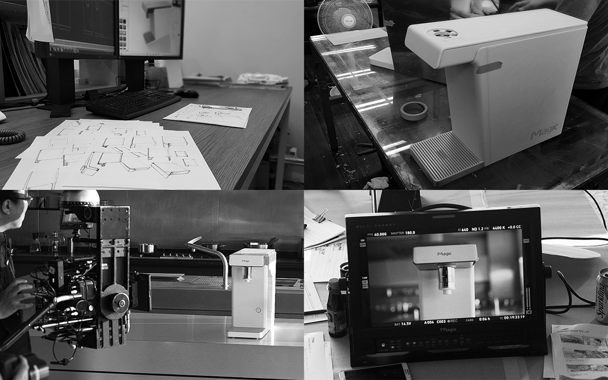 Water purifier，product design，Kitchen appliances，magic，