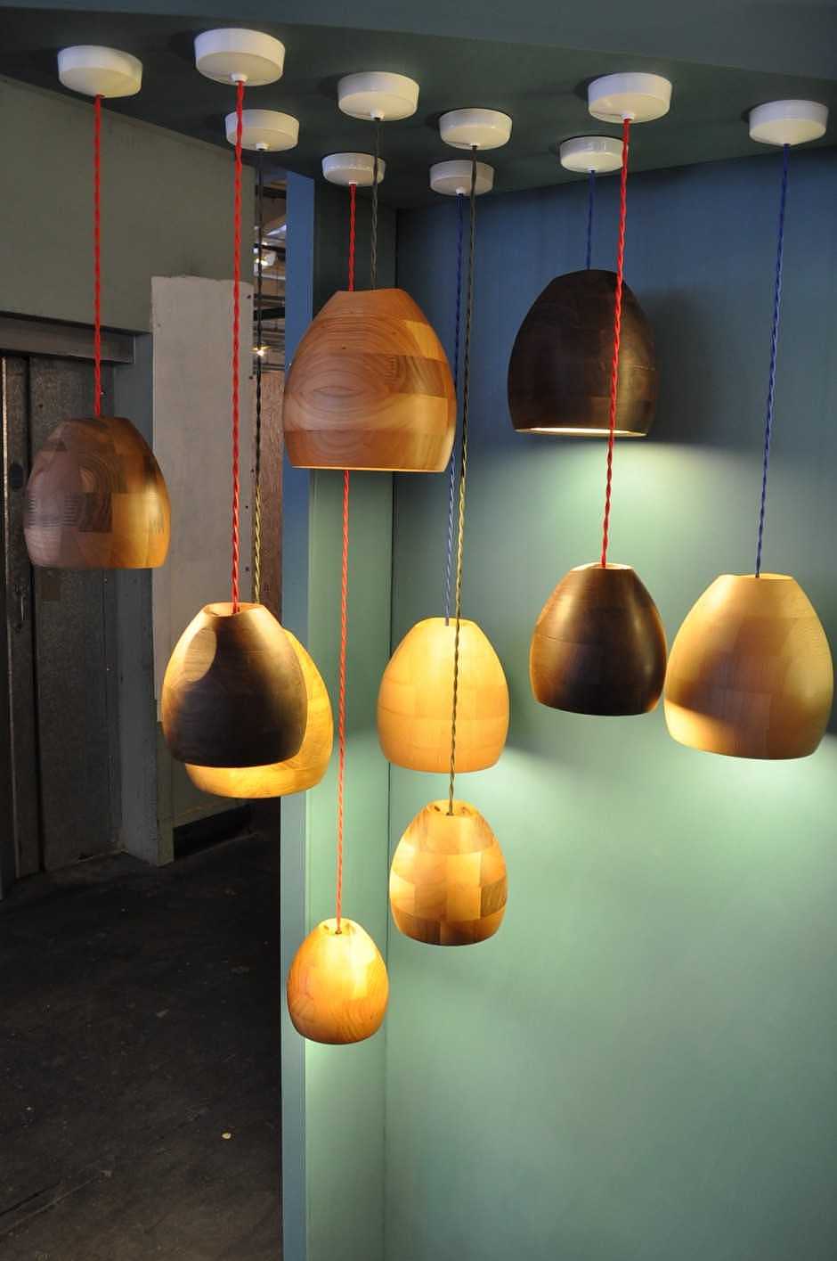 Lamp design，woodiness，