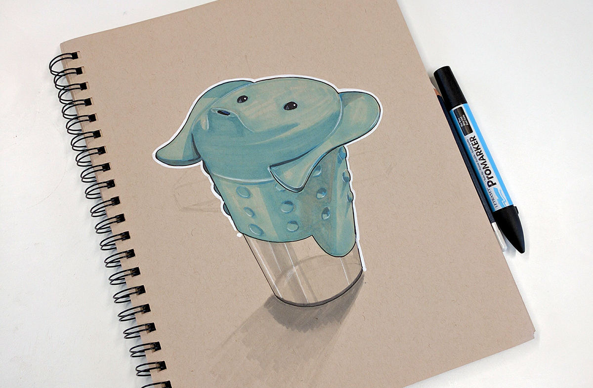 Grippy Sippy，Interesting，Baked silica gel，Cup cover，Cute shape，