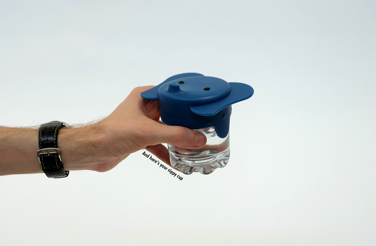 Grippy Sippy，Interesting，Baked silica gel，Cup cover，Cute shape，