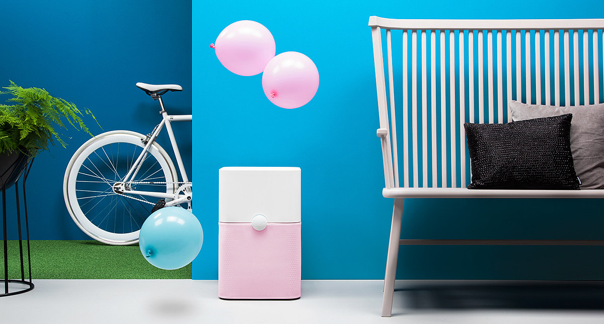 blue，air cleaner，household electrical appliances，product design，