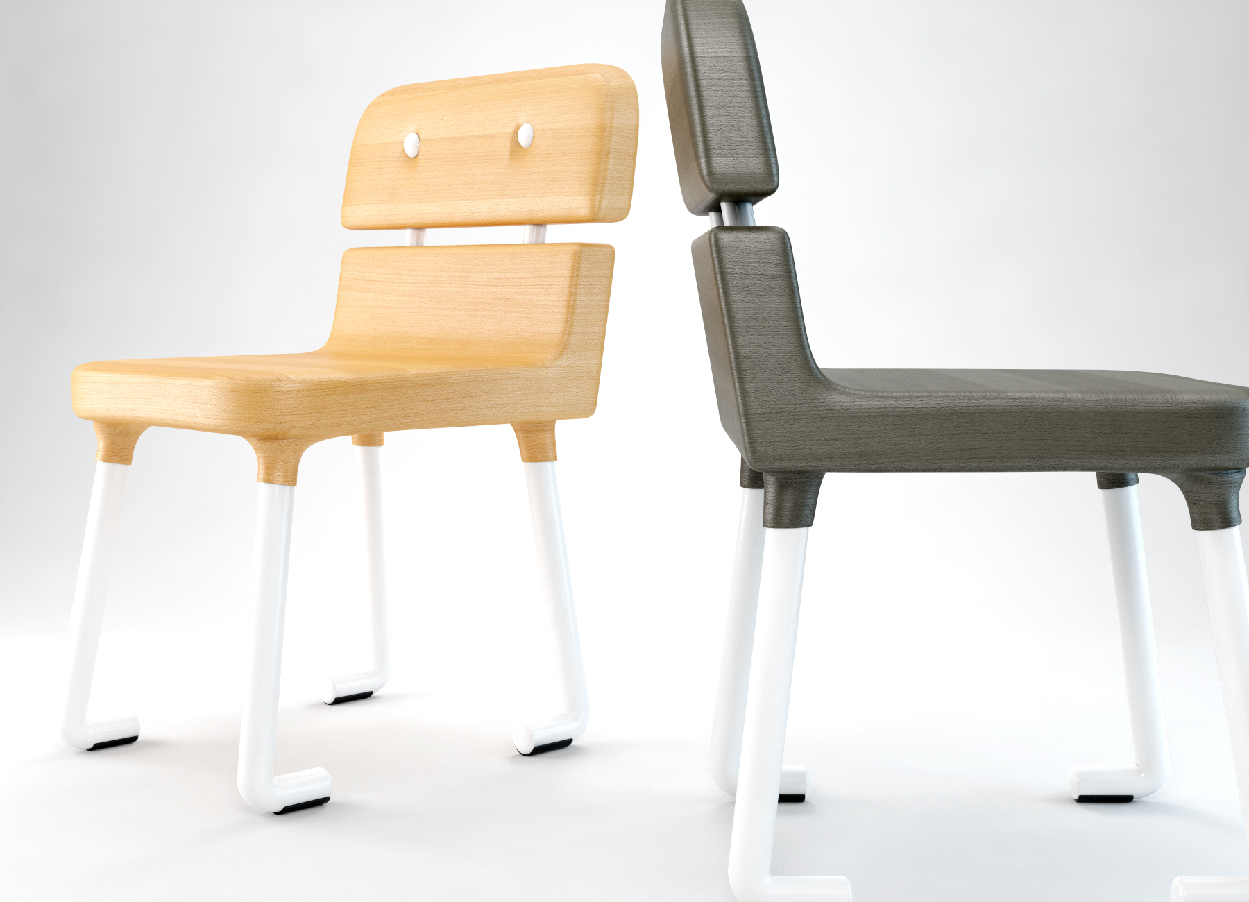 KA 32，Chair design，product design，Modern aesthetics，