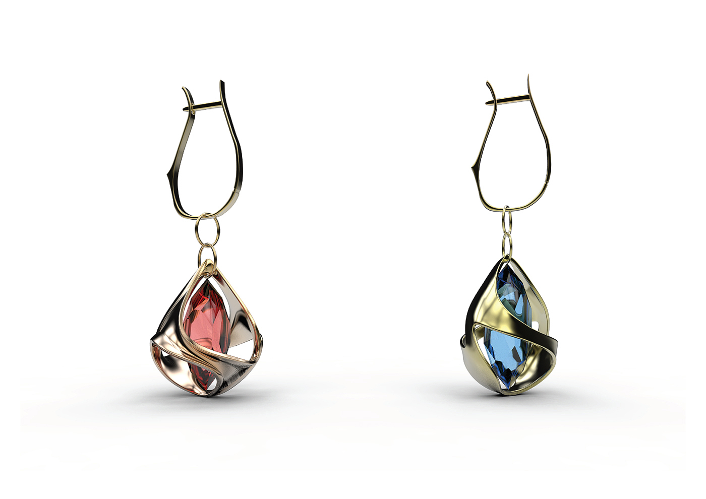 gold，jewelry，ornaments，Earrings，