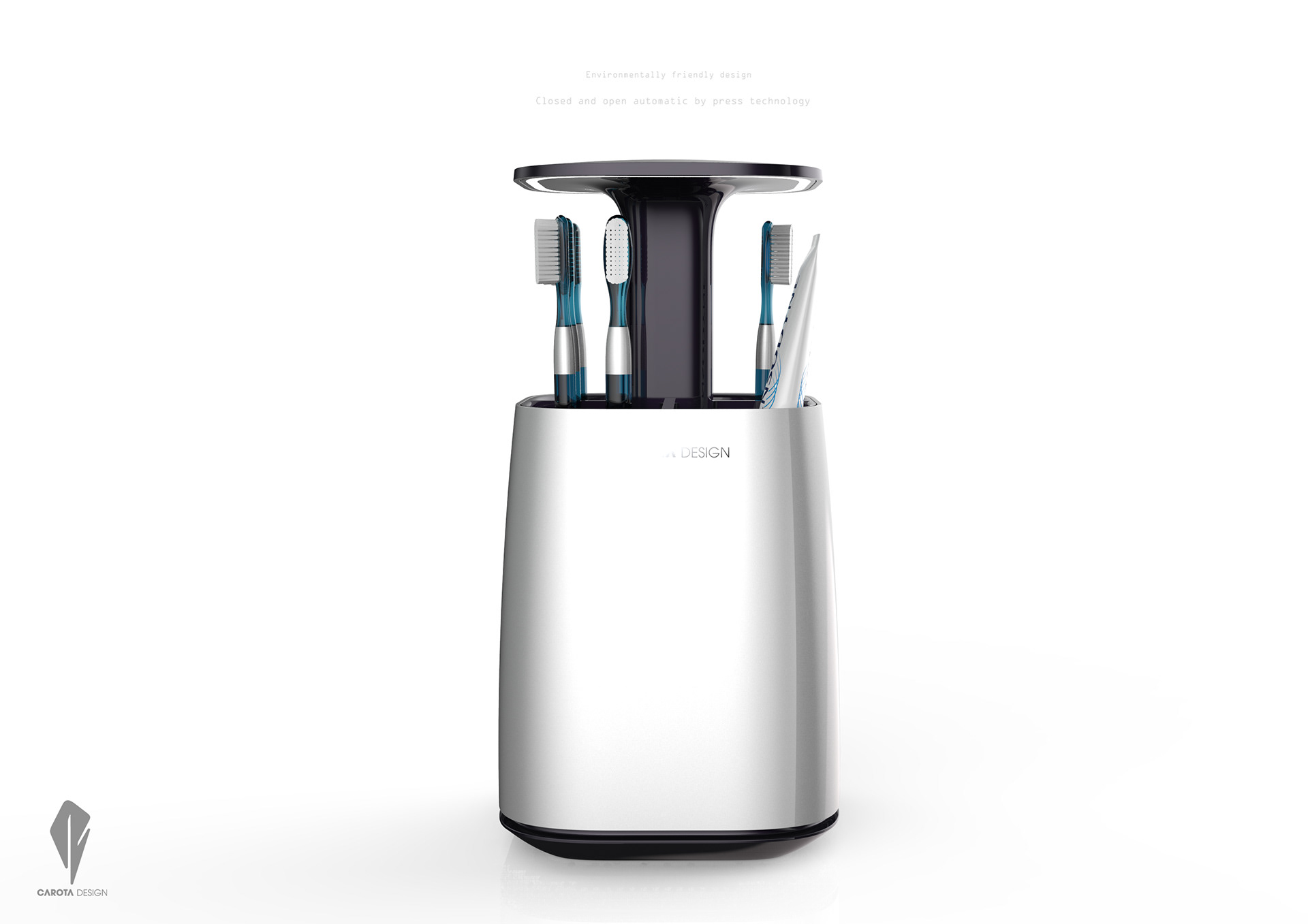 white，Intelligent toothbrush bucket，Short，