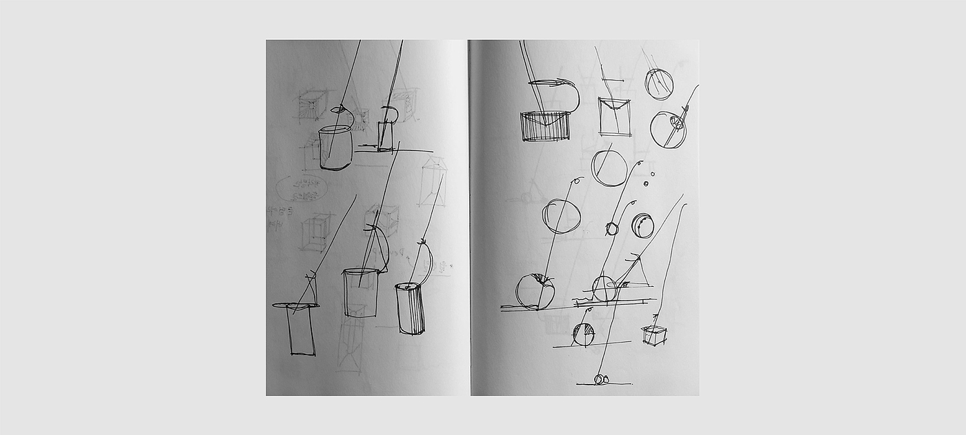 product design，sketch，lamps and lanterns，