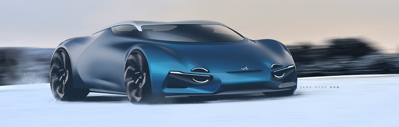 Sports car，vehicle，mountain，Citroen，Ferrari，