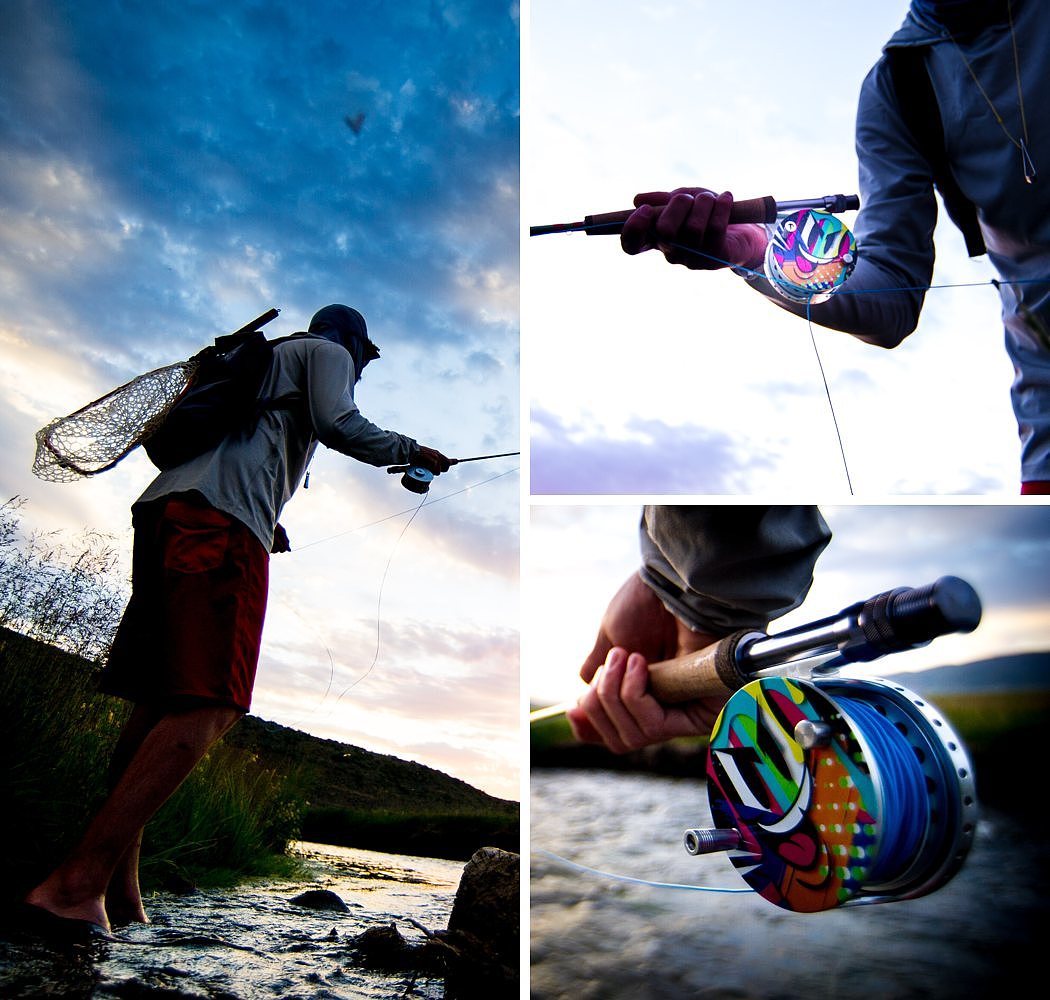 迷彩，色彩，产品设计，艺术家，Mondo Fly Fishi，钓鱼竿，