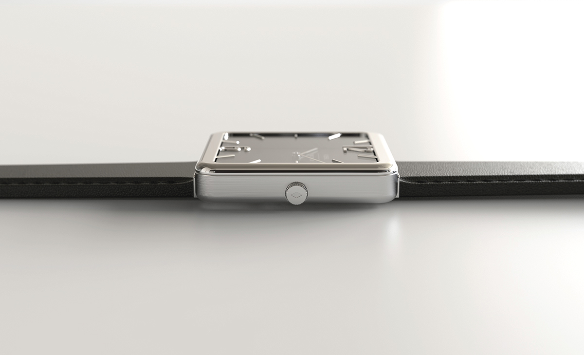 Wrist watch，Wristwatch，black，brown，square，fossil，