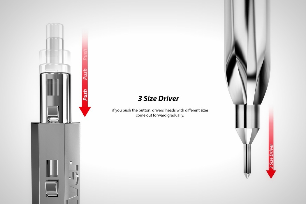 Telescopic screw design，Metal，tool，