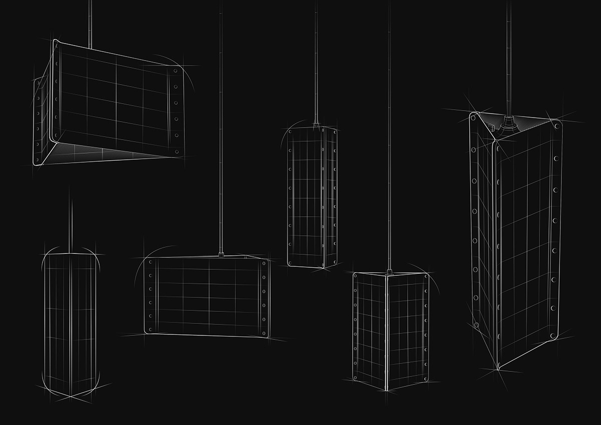 Matteo Agati，lamp，Zero Line，