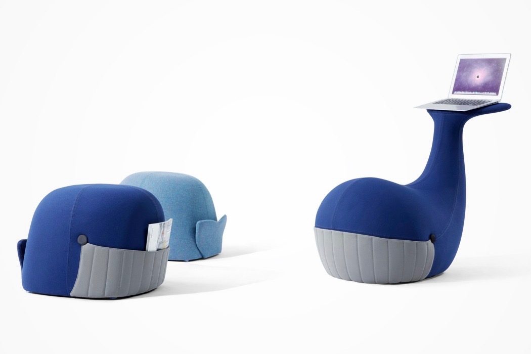 chair，whale，Bionics Design ，