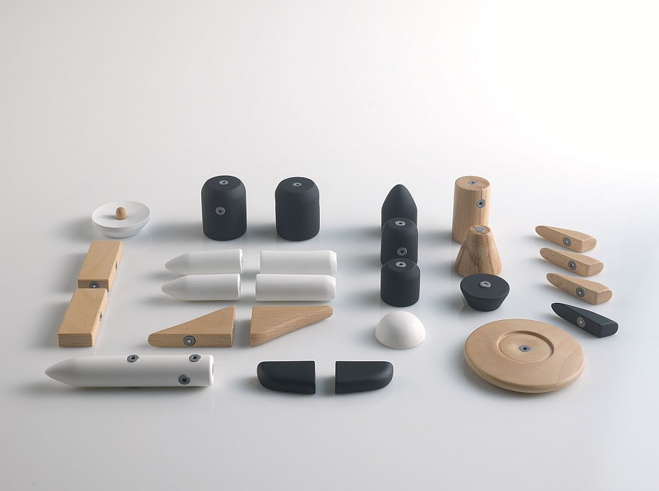 Cindy Ng，Solid beech，Magnetic building block，
