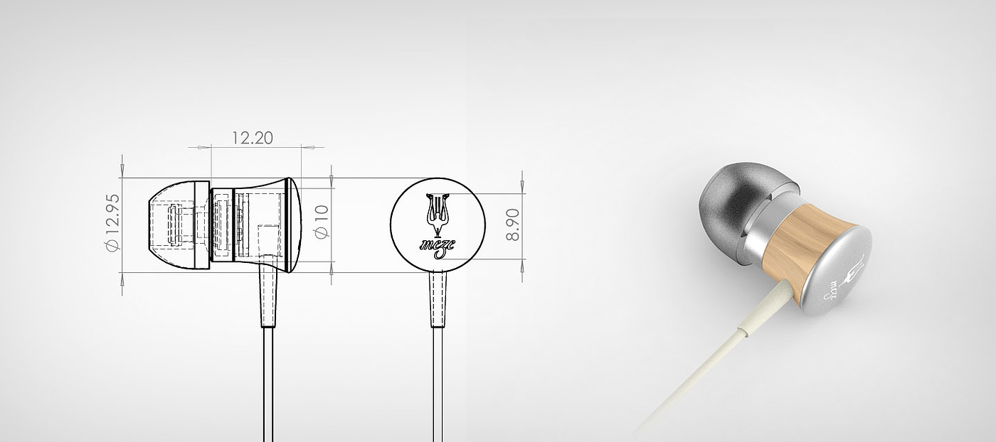 sketch，Earphone design，