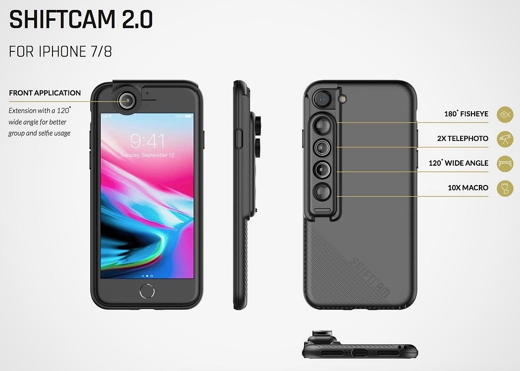 Mobile Accessories，Digital，Mobile phone shell，ShiftCam 2.0，